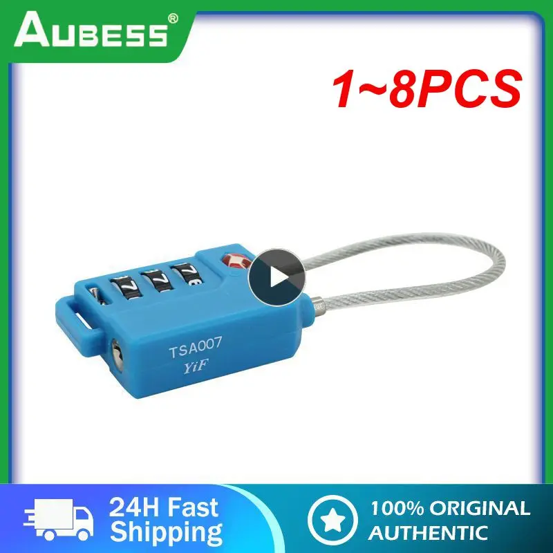 

Замок с определённым паролем для чемодана, багажа, 1-8 шт.