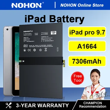 NOHON NEW Tablet Battery For iPad 6 Air 2 A1566 For iPad Air 3 A2134 A1445 ipad 2 3 4 5 Mini 2 4 5 Pro 9.7 10.5 11 12.9 Battery
