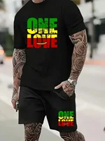 Men's Oversized Streetwear Set, Summer Casual Set, Two Piece 1