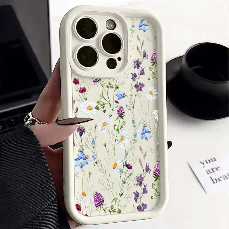 Floral Design Protective Phone Case