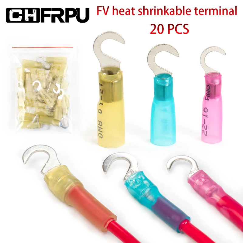 

CUPPERFV hook-shaped heat-shrinkable waterproof terminal block pressure-free heating fast belt hot-melt adhesive 0.5-6 m2