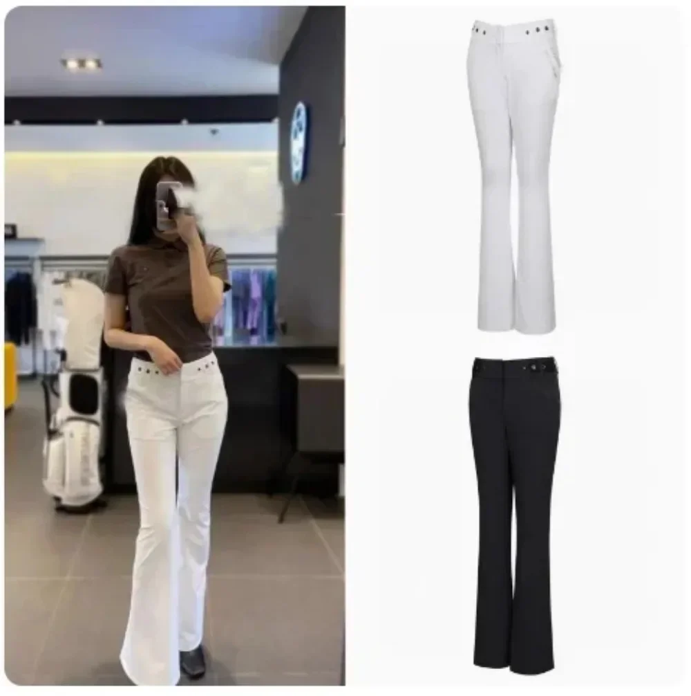 

Golf Clothing Women's Pants 2024 Spring/Summer New Sports Slim Fit Flare Pants High Waist Quick Drying Pants