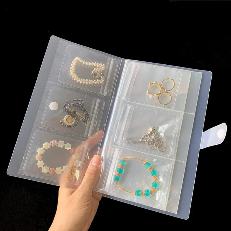 Ins 120 Grids Jewelry Storage Book Anti-oxidation Rings Necklace Photo  Holder Bag Portable Travel Jewelry Cards Organizer Box - AliExpress