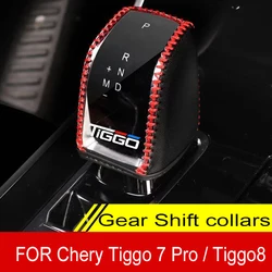 For Chery Tiggo 7 Pro 2023 2022 2021 Gear Lever Cover Shifter Knob Case Fit Gearbox Stick Shift Collars Handle Protector Salon