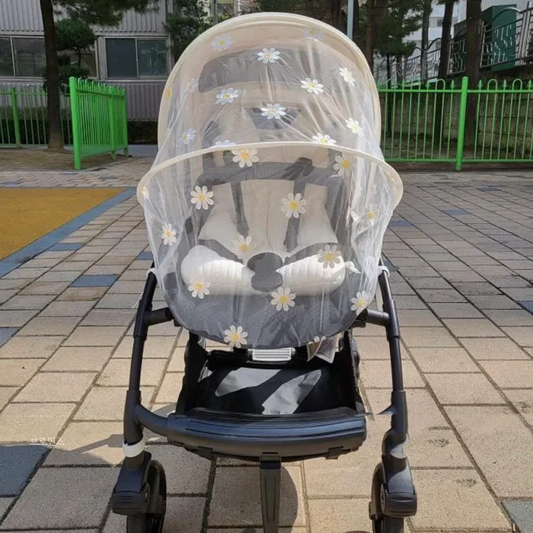 NEW Summer Mosquito Net Baby Stroller Pushchair Mosquito Insect Net Safe Infants Protection Mesh Stroller Accessories