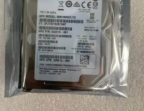 For 1TB 765453 B21 765868 001 832510 001 1T SATA 2 5 G9 G10 hard drives