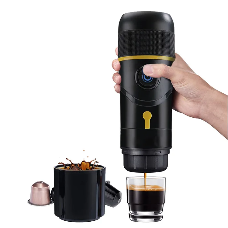 15Bar Espresso Machine Portable Coffee Machine for Car DC 12V Expresso Maker Nespresso Dolcegusto Capsule Coffee Powder for Home_voghion.com