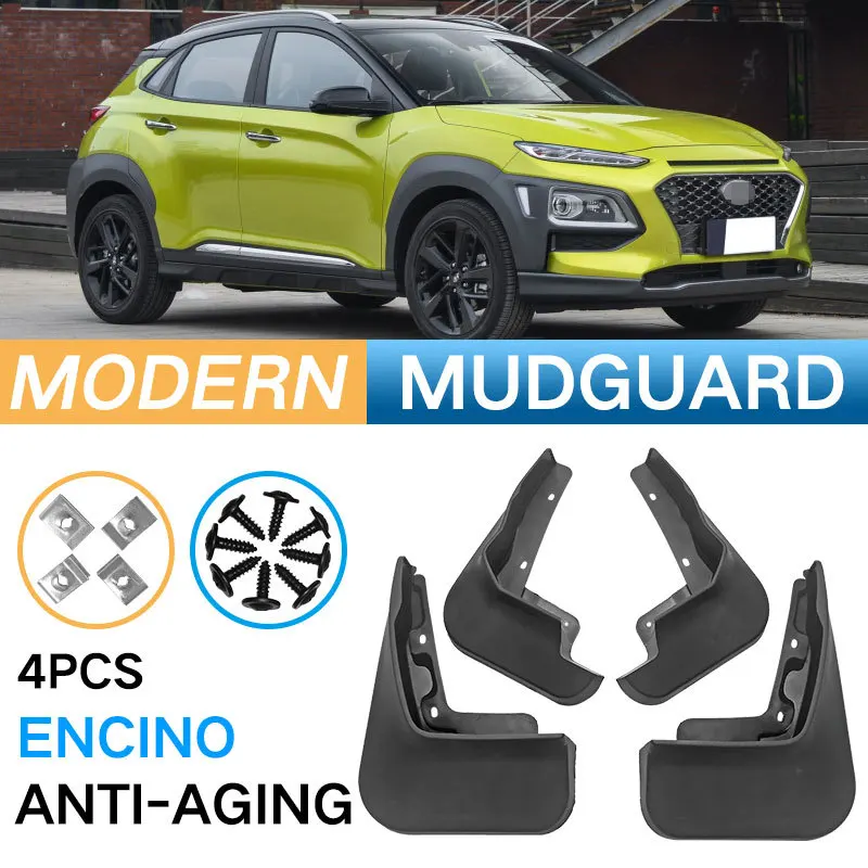 Für Hyundai Kona Kotflügel Kotflügel Schmutzfänger Schutz Spritzschutz Kotflügel Autozubehör