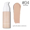 Liquid Foundation Cream for Face Concealer Oil Control Waterproof High Coverage Makeup Long-lasting Natural Facial Cosmetics 5