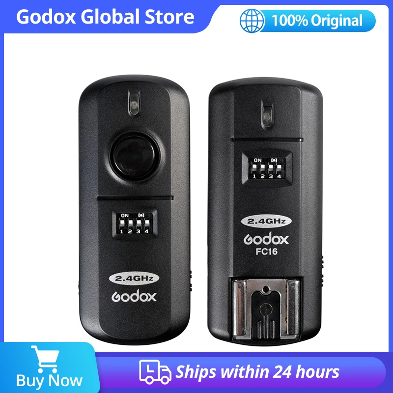 Godox 2.4GHz 16 Channels Wireless flash trigger Studio Strobe Trigger & Receiver Shutter for Canon 5D 6D 7D 5D Mark III 60D 600D