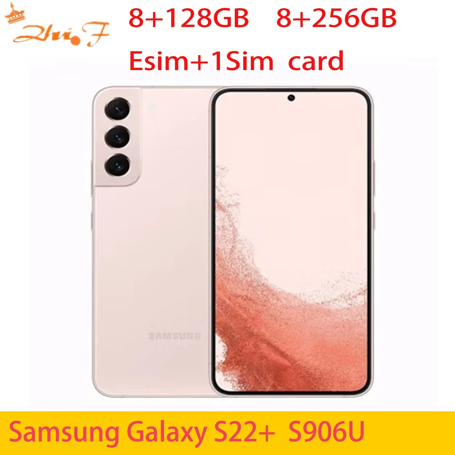 Samsung Galaxy S22 Plus 5G s22+ s906U S906U1 s906n 4500mAh 128/256GB 8GB RAM 6.6" 1080x2340 Snapdragon phone