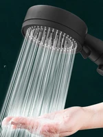 MIJIA 5 Modes Adjustable Black Bath Shower Head High Pressure Water Saving Shower Stop Water Shower head Bathroom Tool 1