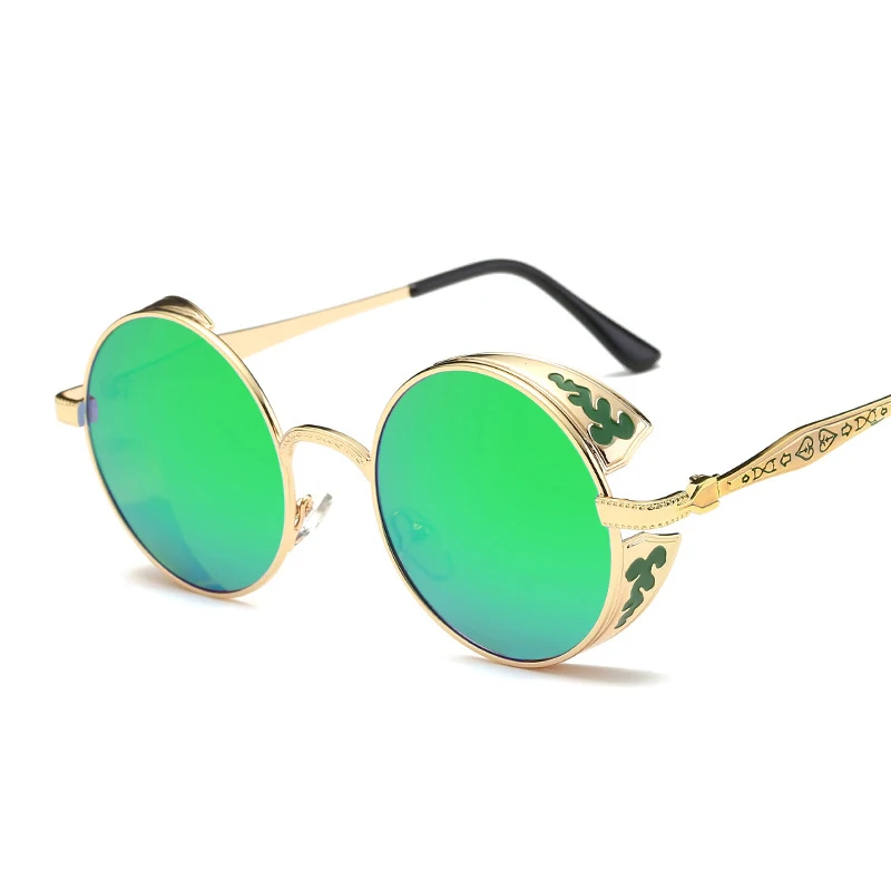 

Punk Steam Circular Polarized Sunglasses Big Box Fix Face Dazzle Colour Shades glases goggles cheap bike cycling cycle poco