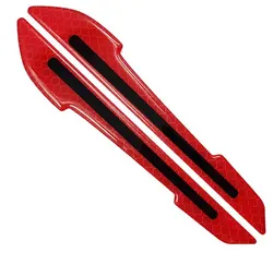 Reflective Warning Strip Tape for Car Rearview Mirrors - Traceless Protective Auto Exterior Accessories (Red)