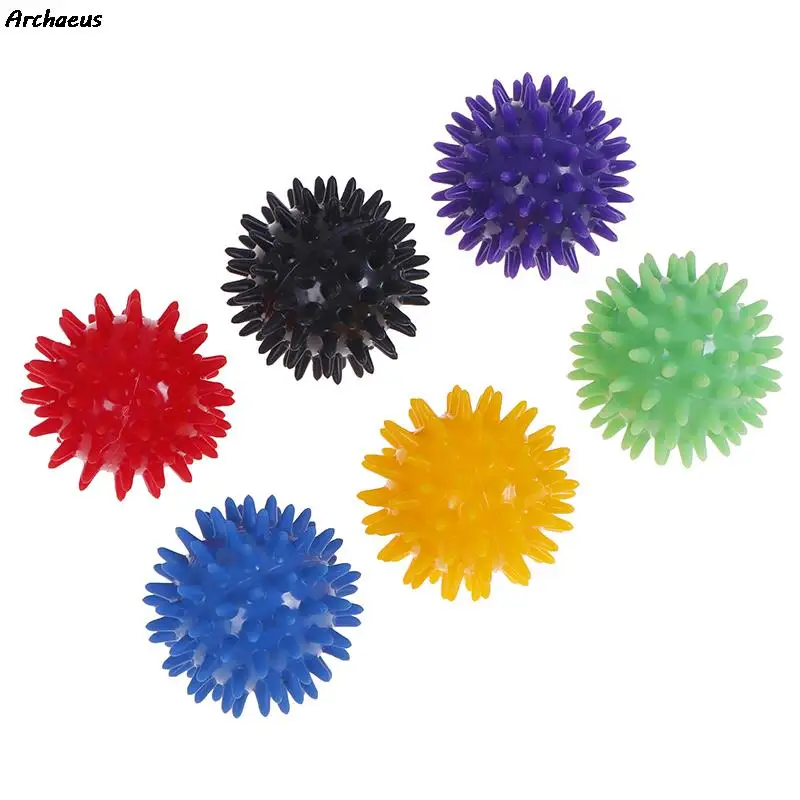 Full Body Spiky Massage Hard Stress Ball 6cm For Fitness Sport Exercise Ball Hedgehog Sensory Training Grip the massage ball fitness ball