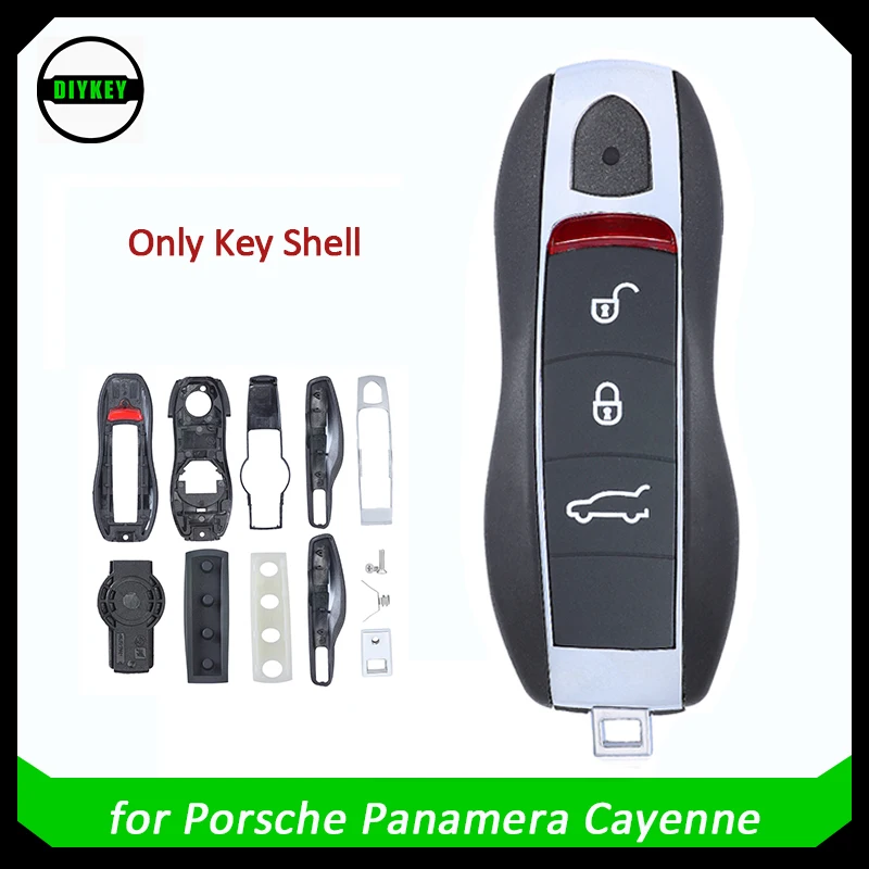 Diykey Smart Remote Key Shell For Porsche Panamera Cayenne 2017 2018
