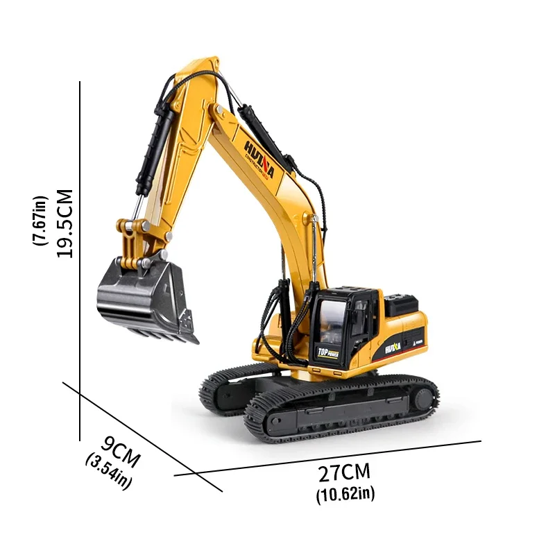 Metal Alloy Excavator Truck Model Toy for Kids