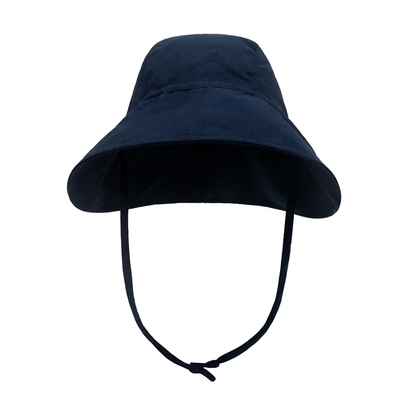 Kids Cotton Bucket Hat - UV Protection Summer Beach Cap