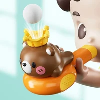 2 In 1 Cartoon Trumpet Blowing Ball Toys for Kids Children Whistle Blowing Music Floating Blow Pipe Balls Educational Games Toys 1