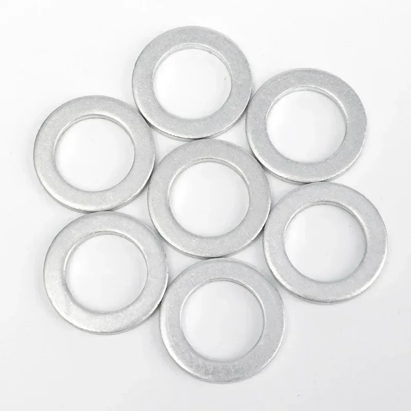 M14 Aluminum Oil Drain Gaskets Car Oil Pan Screw Washer Car Engine Bottom Drain Screw Sealing Gasket for Honda 94109-14000