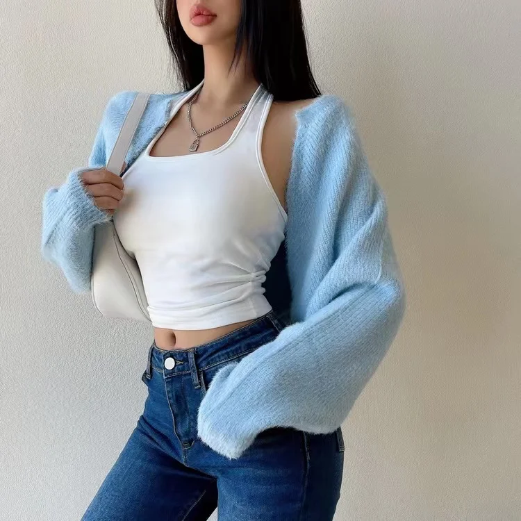 Mohair Knitted Cardigan 2