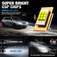 XSTORM H7 LED Headlight Kit Mini Bulb 100W 25000LM 6000K CSP for Car Headlamp 12V White Auto Fog Lamps H7 Led Turbo Automobile - Image 2