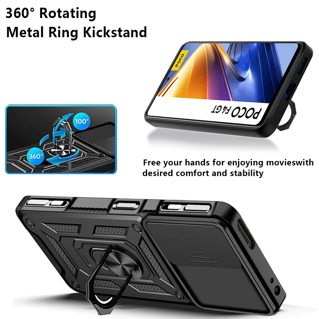 Shockproof Armor Car Holder Phone Case Cover