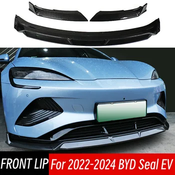 For BYD Seal EV 2022-2024 Bodykit Car Front Bumper Splitter Lip Chin Spoiler Diffuser Protector Exterior Tuning Accessories Part 1