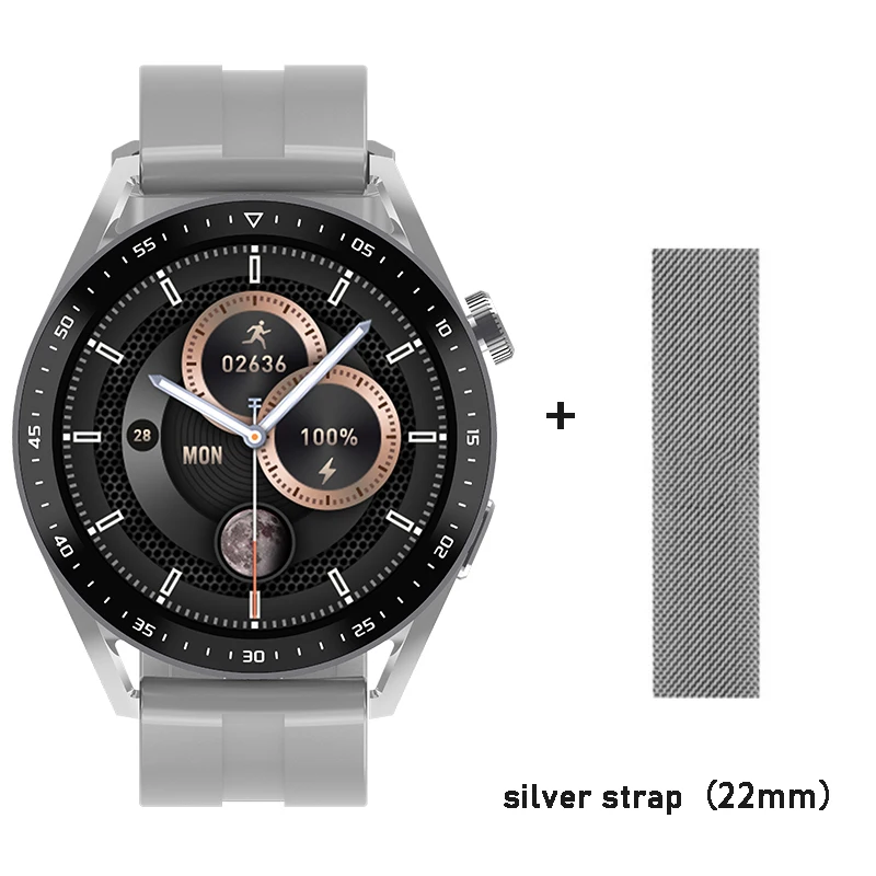 2022 SmartWatch HW28 NFC Smart Band Men AI Voice Assistant Bluetooth Call Tracker Music Player Monitor pk Huawei GTR 3 GTS 2 New 