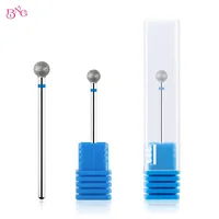 BNG Ball Shape Cuticle Clean Nail Drill Bit 3/32'' Professional Safety Diamond Nail Bit Nail Cleaner for Cuticle Dead Skin 2