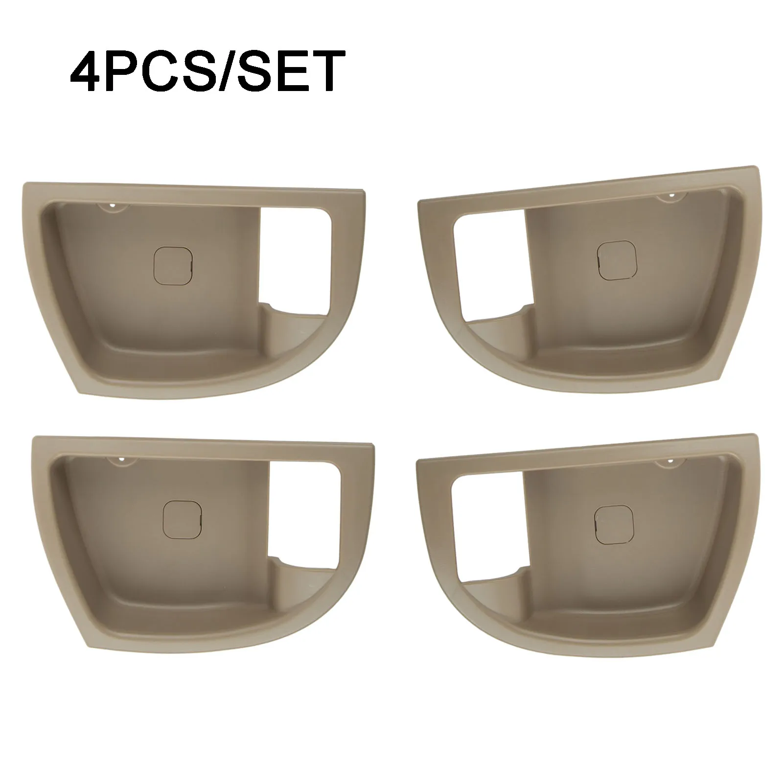 

4Pcs For Hyundai Santa Fe 2007-2012 Inside Door Handle Trim Cover Beige Left And Right Car Interior Door Panels Components