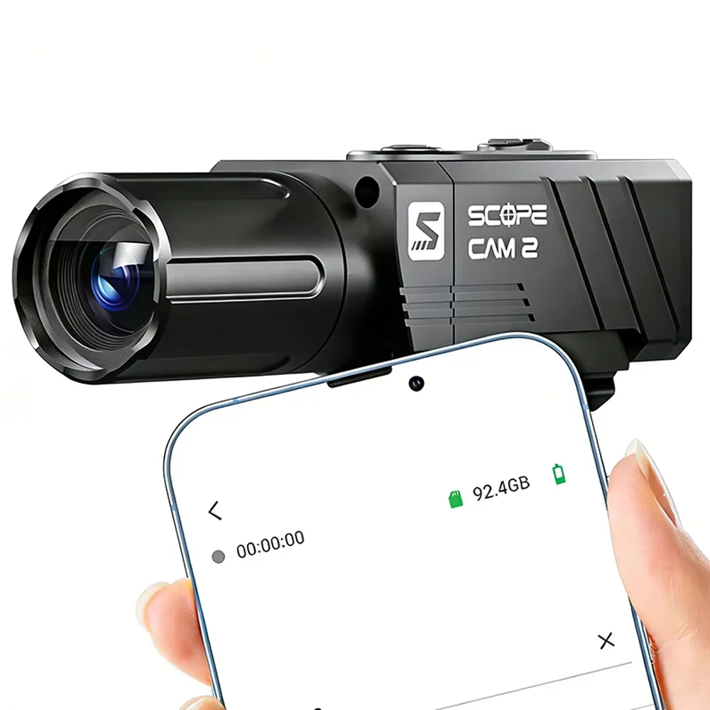 Камера RunCam Scopecam 2S, объектив L25/L35 мм, 1080P HD, 60 кадров в секунду, формат MP4, водонепроницаемая, подходит для занятий спортом на открытом воздухе
