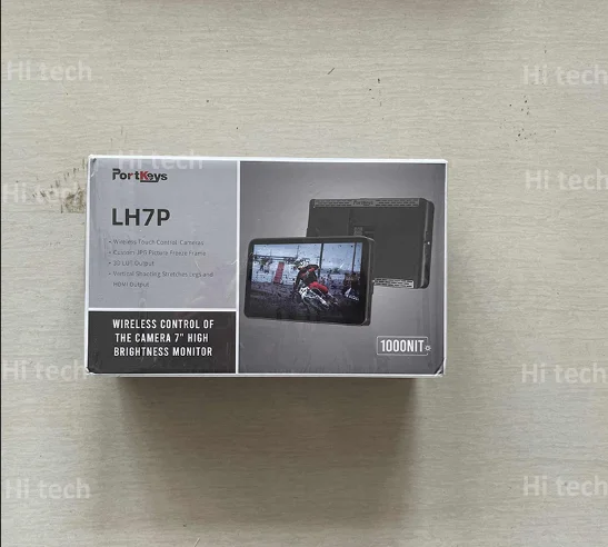 Portable monitor dslr field monitor Portkeys LH7P 7 Inch 4K monitor Dslr WiFi Bluetooth control camera BMPCC SONY white lightweight portable studio monitor