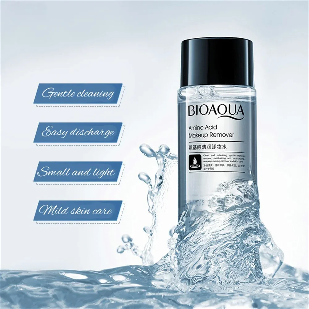 50ML Portable Makeup Remover Cleansing Liquid Water Lip Eye Gentle Care Make-Up Travel Skin Remover Face Refreshing Cosmetics 2