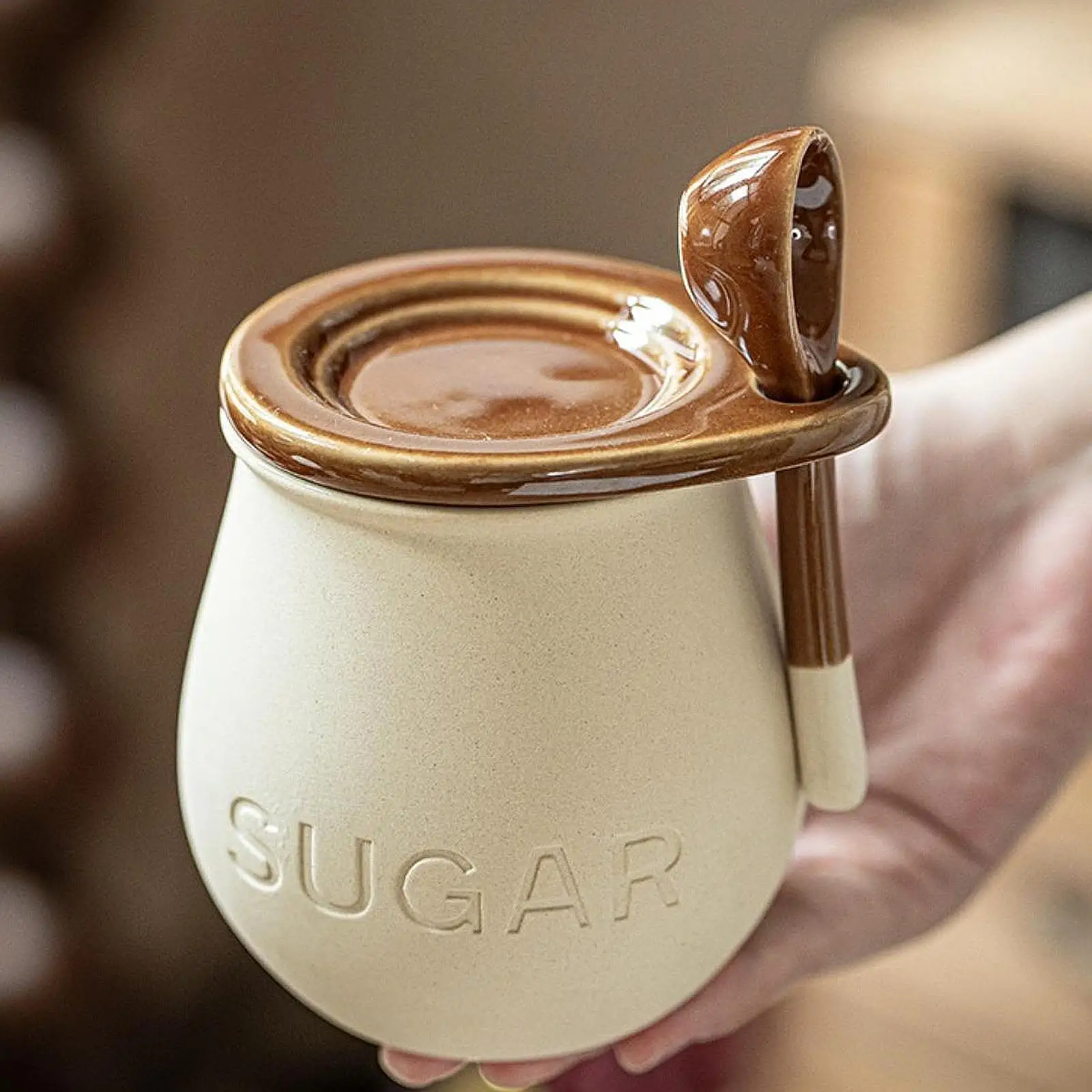 Sugar Pot Set Kitchen Food Storage Container for Restaurant Countertop Home