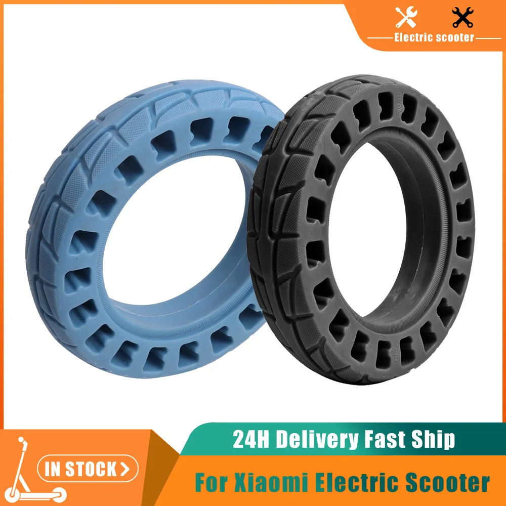 

10x2.125 Rubber Solid Tire for Xiaomi M365 Pro Pro2 1S Electric Scooter Shock Absorber Damping Tyre Kick Scooter Tubeless 10"