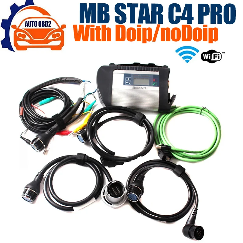 

A+++ Quality Full Chip V2023.09 software HDD MB STAR C4 MB SD Connect Compact 4 Diagnostic Tool with WIFI Function