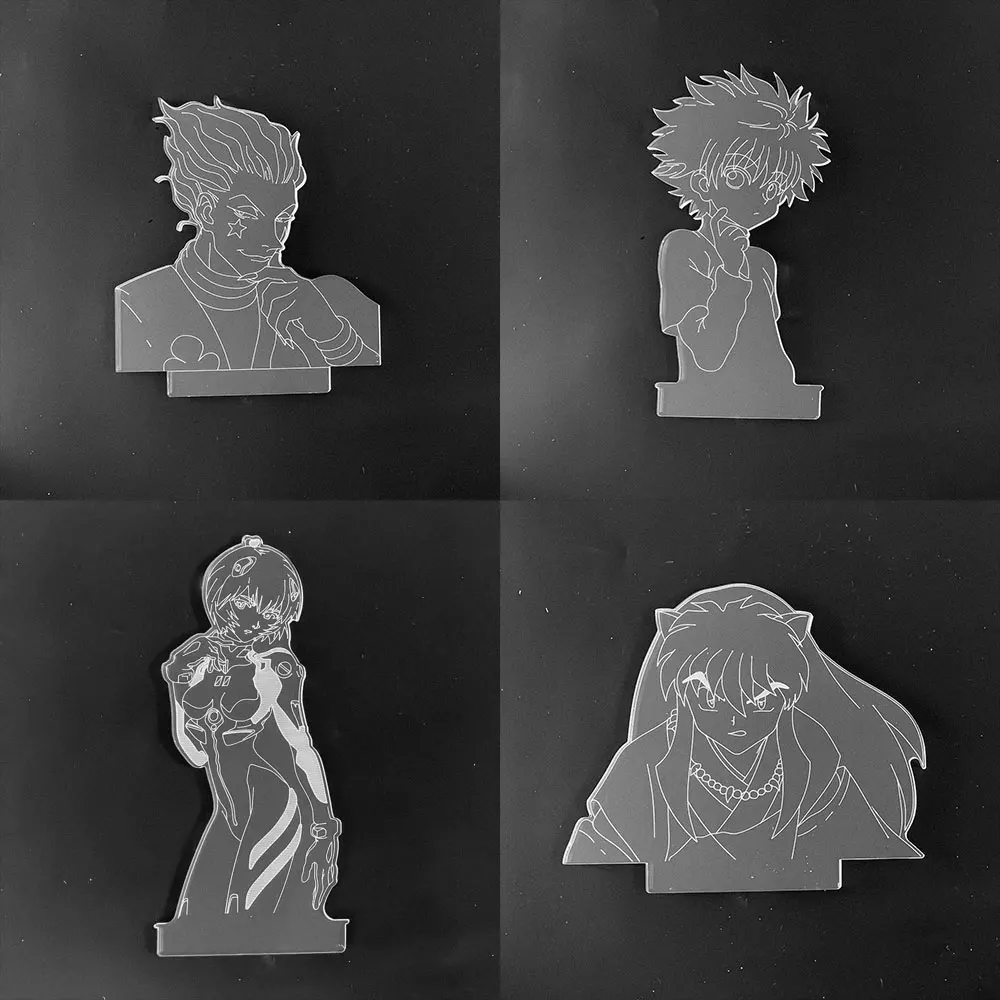 

"Hunter X Hunter" "EVA" "Inuyasha" Acrylic Sheet Card Slot 8cm For Thickness About 4mm