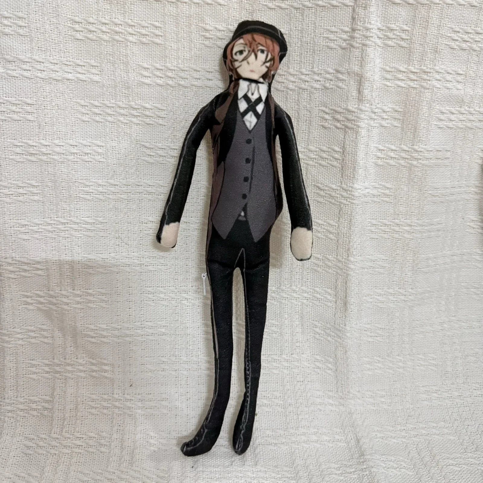 Anime Bungo Stray Dogs Cosplay Plush Doll Dazai Osamu Nakajima Atsushi Edogawa Funny Body Wire Skeleton Plush Dolls Accessories