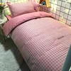 Cute Strawberry Bedding Set Pink Duvet Cover Flat Sheet Pillowcase Soft Bed Linens Single Girls Dormitory Bedroom Home Textile 3