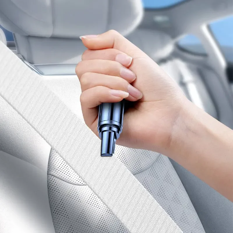 2 In 1 Car Safety Hammer Emergency Glass Breaker Cut The Seat Belt High Hardness Tungsten Steel Rescue Tool Auto Accessories, car safety hammer,safety hammer,window breaker,seatbelt cutter tool