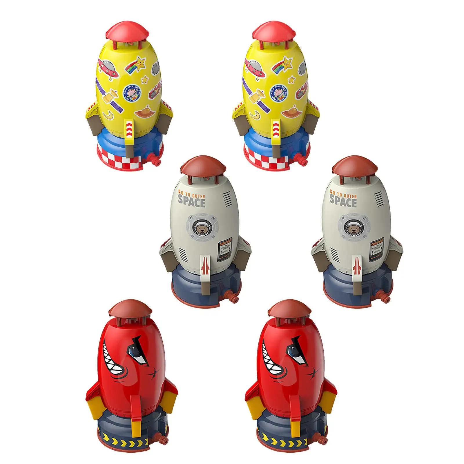 

Bathtub game toy rocket Shaped Sprinkler Water Spray Toy for Girls Children Kids