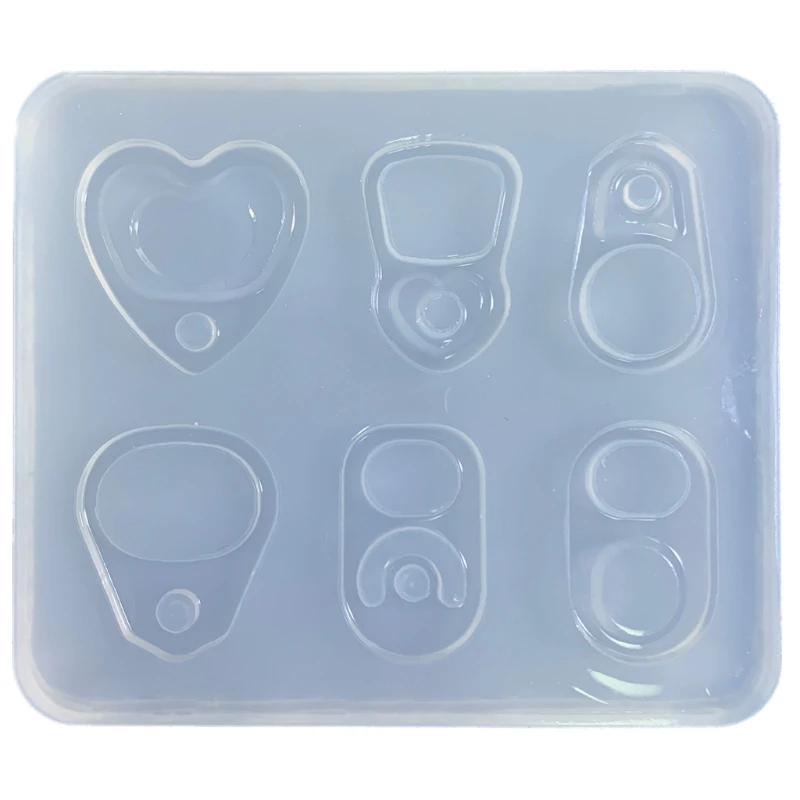 

Потрясающая форма для создания орнамента на молнии, гибкая форма для капающего клея с формой банки для изготовления брелока для