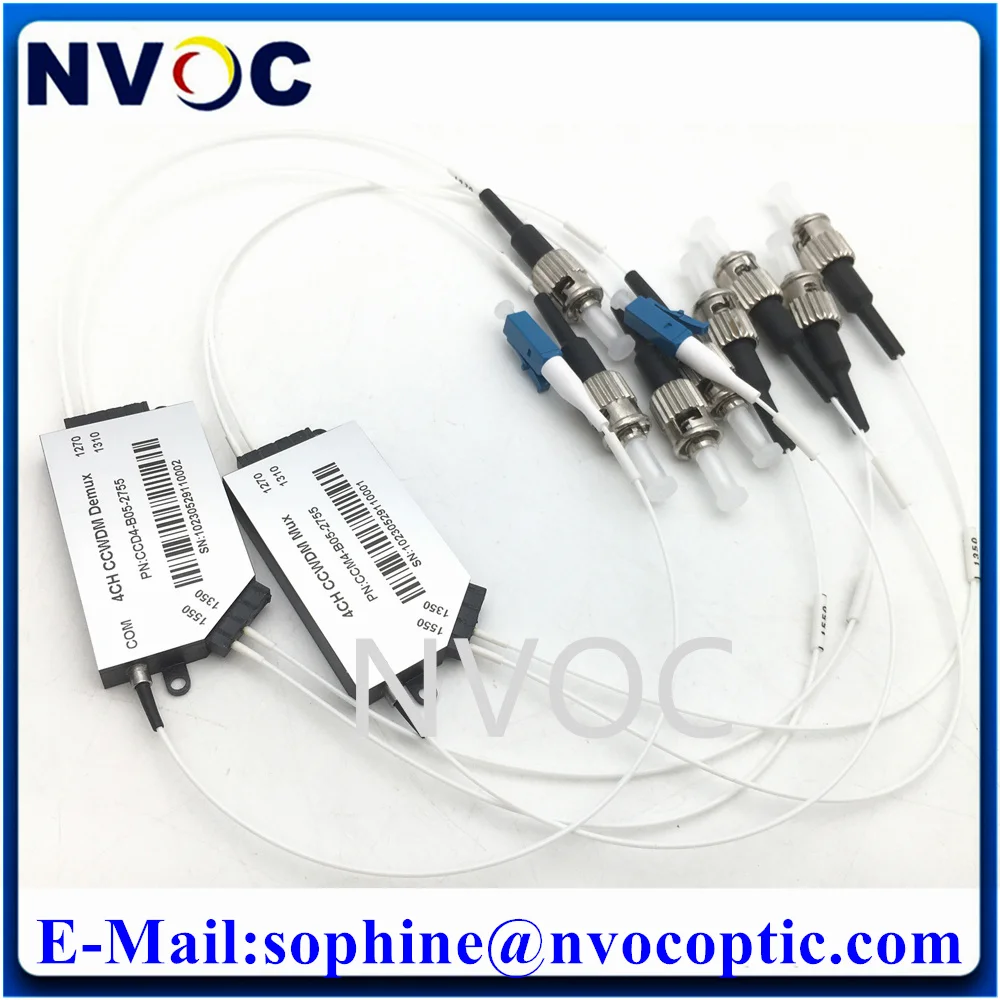 

1*4 CCWDM 1550-1570-1590-1610nm with UPG Mini CWDM Multiplexer,4ch Compact CWDM Mux Demux Module with LC SC FC ST Connector