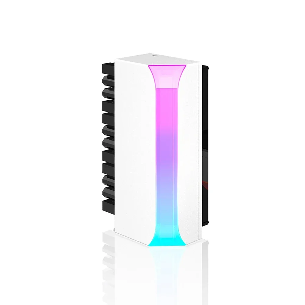 ATX 24Pin To 90 Degree Motherboard Power Connectors Computer Parts Power Supply Connector Adapter 5V 3-pin ARGB DIY Mounting