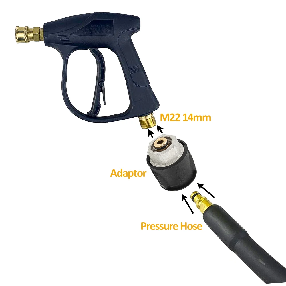 Pressure Washer Hose Connector Converter Power Washer Outlet Adapter M22 for Karcher Bosch Nilfisk High Pressure Washer Hose 6