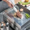 Electric Griddle, Non-Stick Flat Top Grill Commercial Electric Countertop Griddles Stainless Steel Adjustable Temperature Contro 2