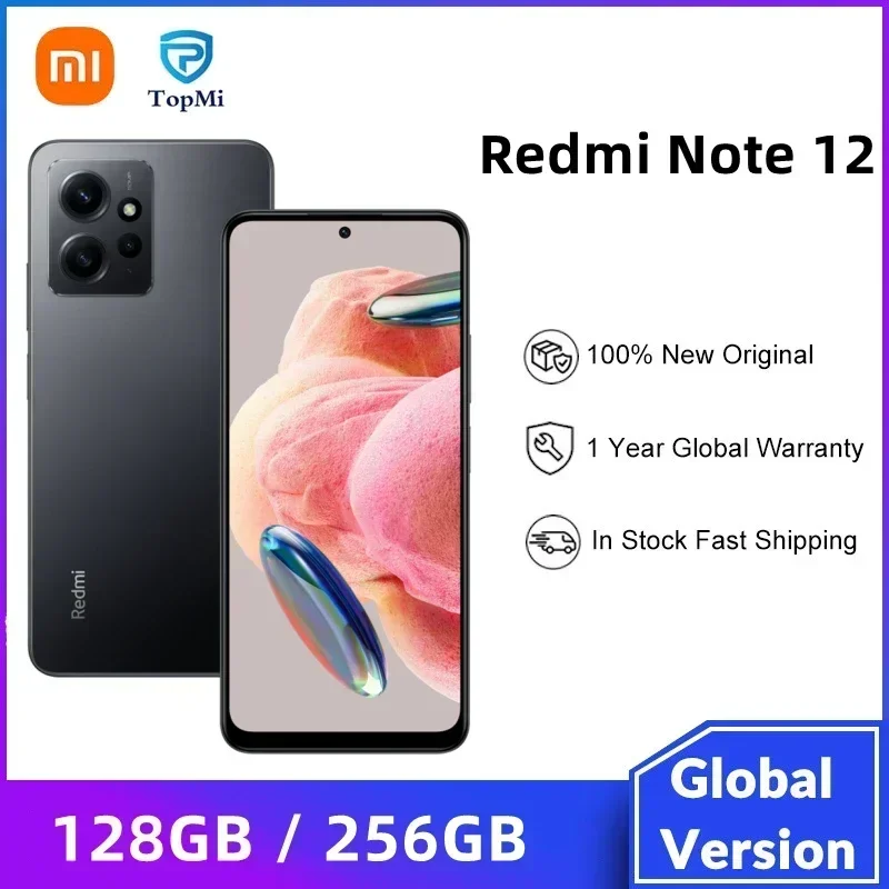 Xiaomi Redmi Note12 Global Version Snapdragon® 685 Note 12 , 128GB 120Hz AMOLED 33W Fast Charging 50MP Camera 6.67