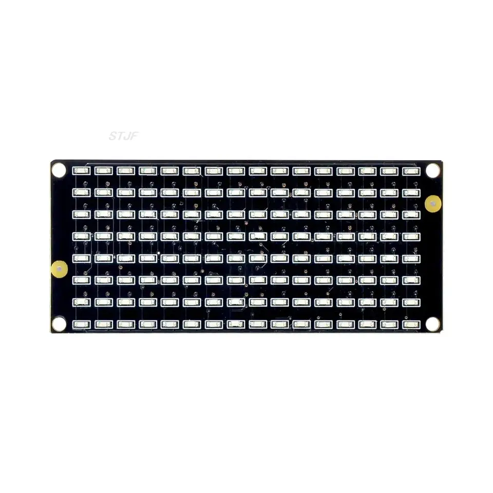 8x16 LED Matrix Display Module - 128 LEDs, I2C Communication, Works With 3.3V-5V (AIP1640 Chip)
