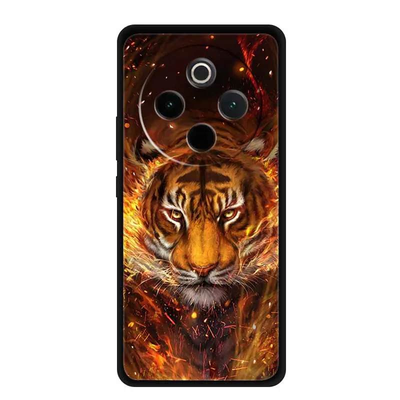 Cartoon Animals TPU Silicone Phone Case & Bumper Cover - Soft Shell